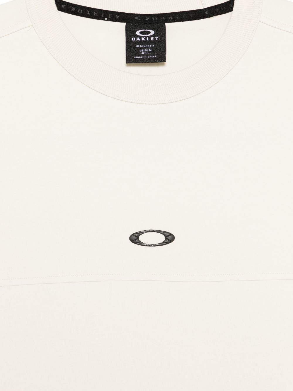 Felpa girocollo con logo in bianco Oakley - uomo 