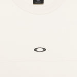 Felpa girocollo con logo in bianco Oakley - uomo 