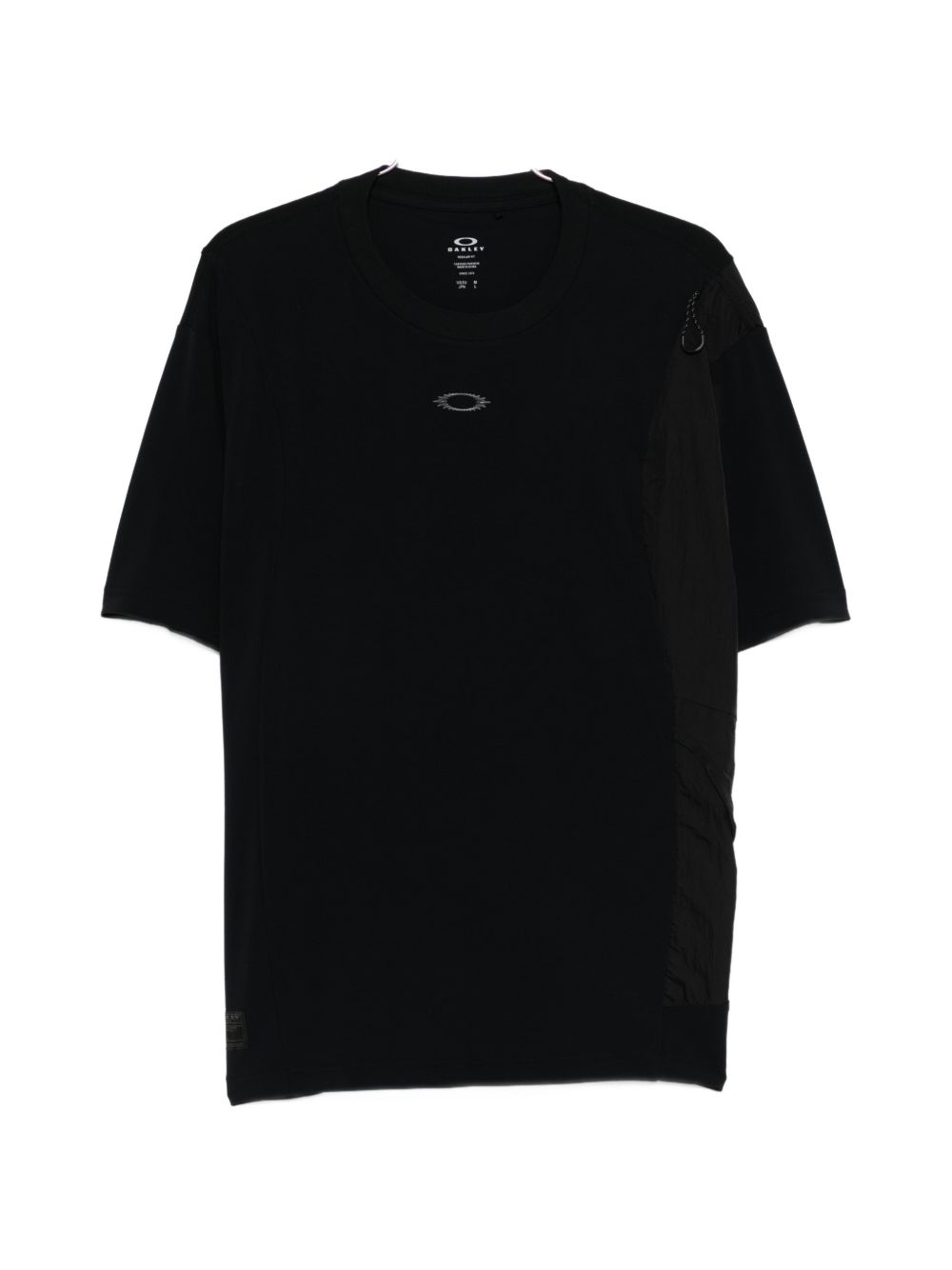 T-shirt con logo e dettaglio in nero Oakley - uomo 