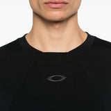 T-shirt con logo e dettaglio in nero Oakley - uomo 