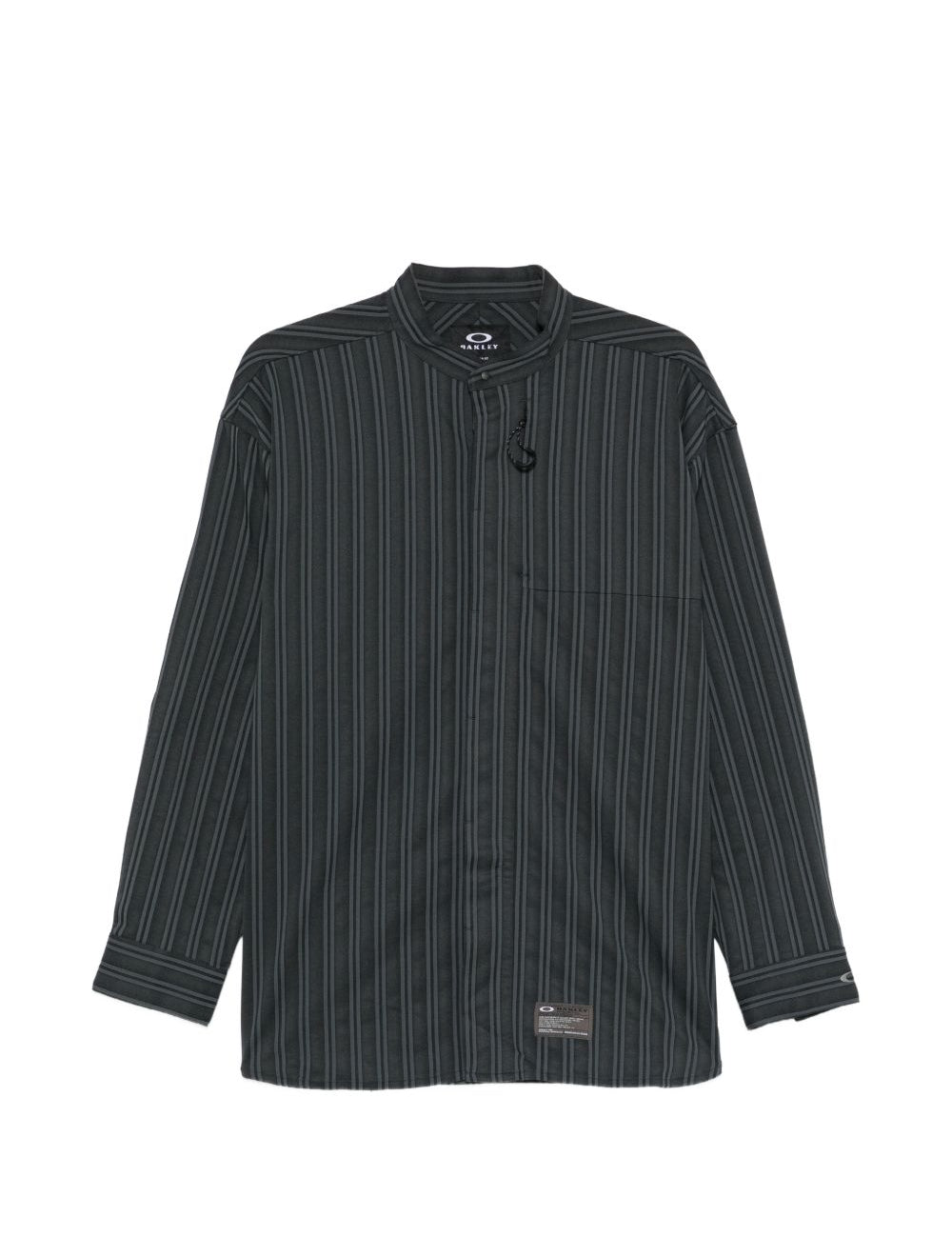 Camicia a righe verticali in grigio Oakley - uomo 