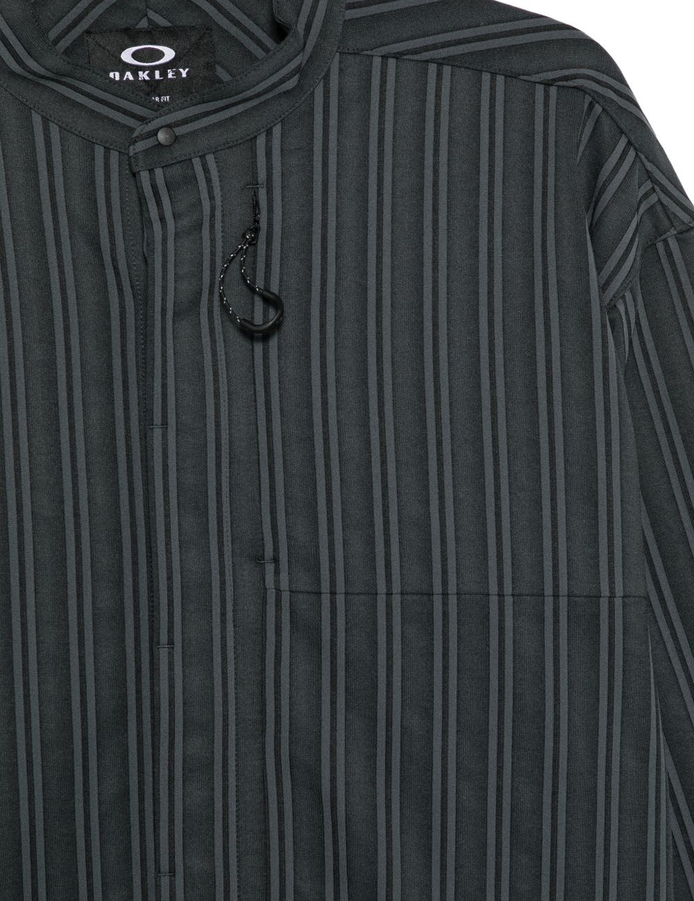 Camicia a righe verticali in grigio Oakley - uomo 