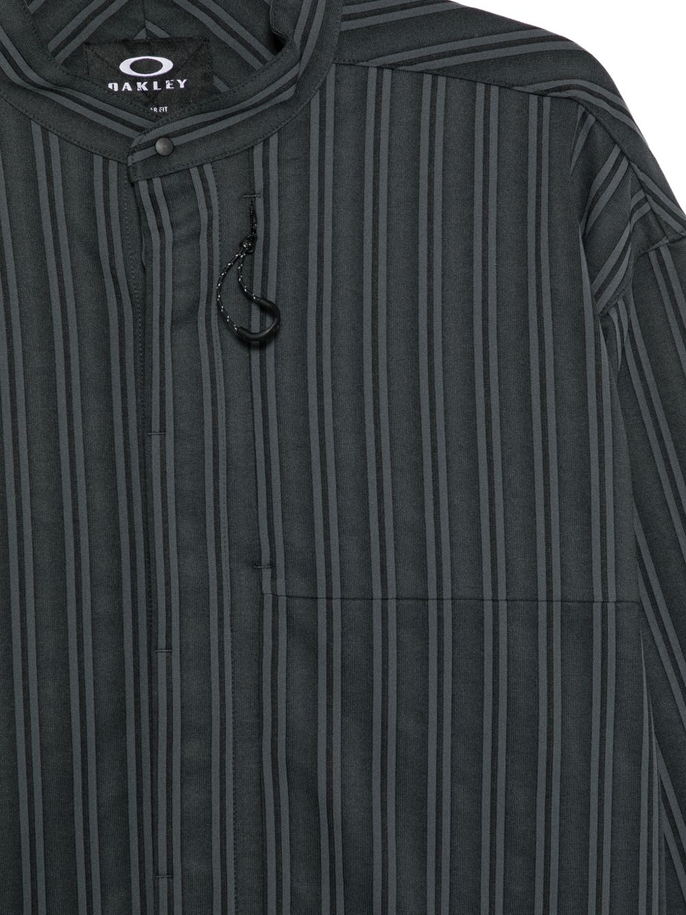 Camicia a righe verticali in grigio Oakley - uomo 