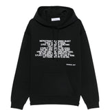 Felpa con stampa slogan in nero Oamc peacemaker - uomo 