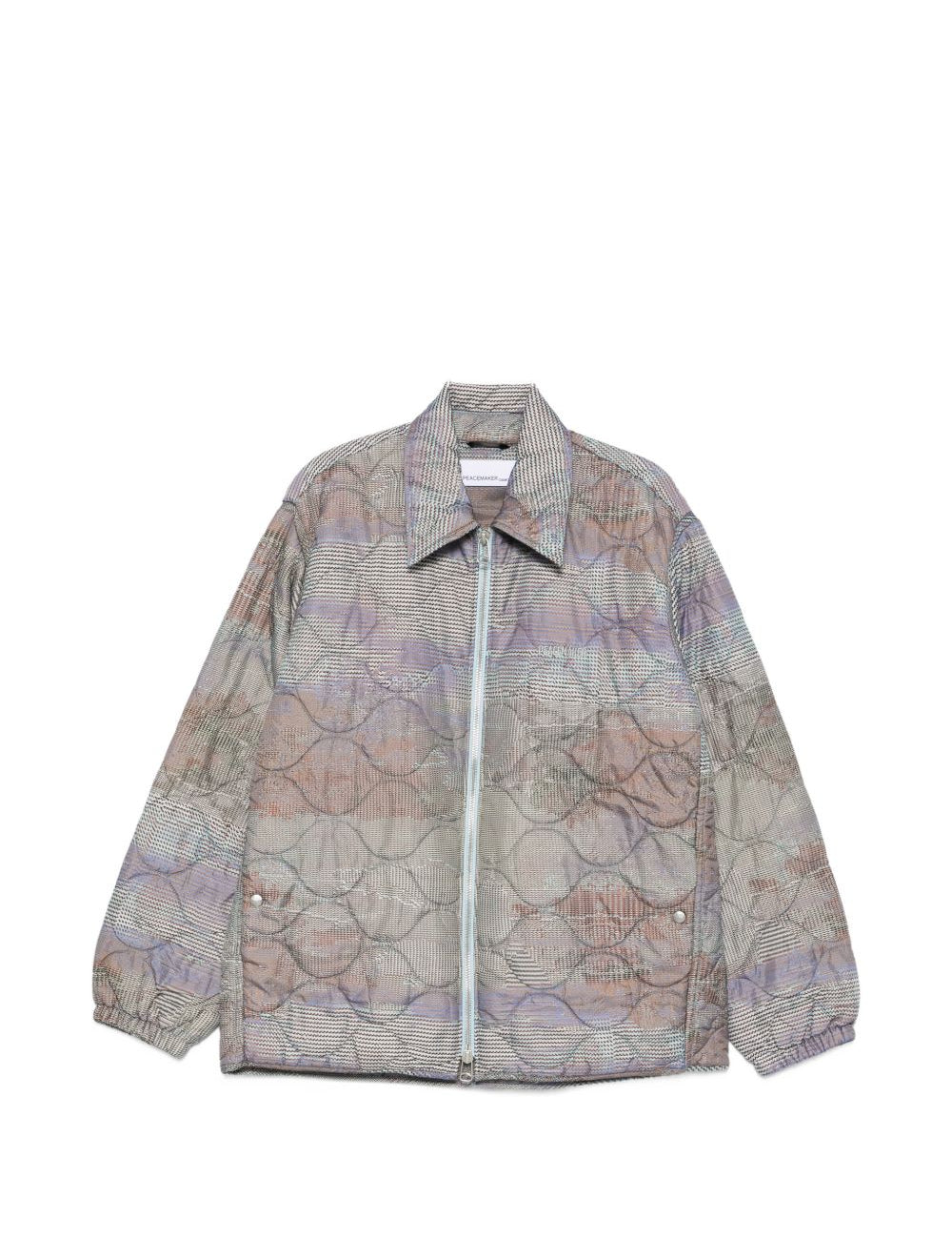 Giacca trapuntata in multicolore Oamc peacemaker - uomo 