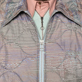 Giacca trapuntata in multicolore Oamc peacemaker - uomo 