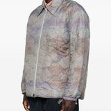 Giacca trapuntata in multicolore Oamc peacemaker - uomo 