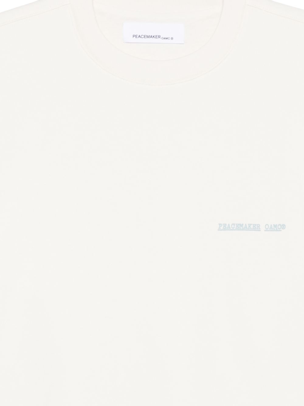 Felpa a maniche lunghe in beige Oamc peacemaker - uomo 