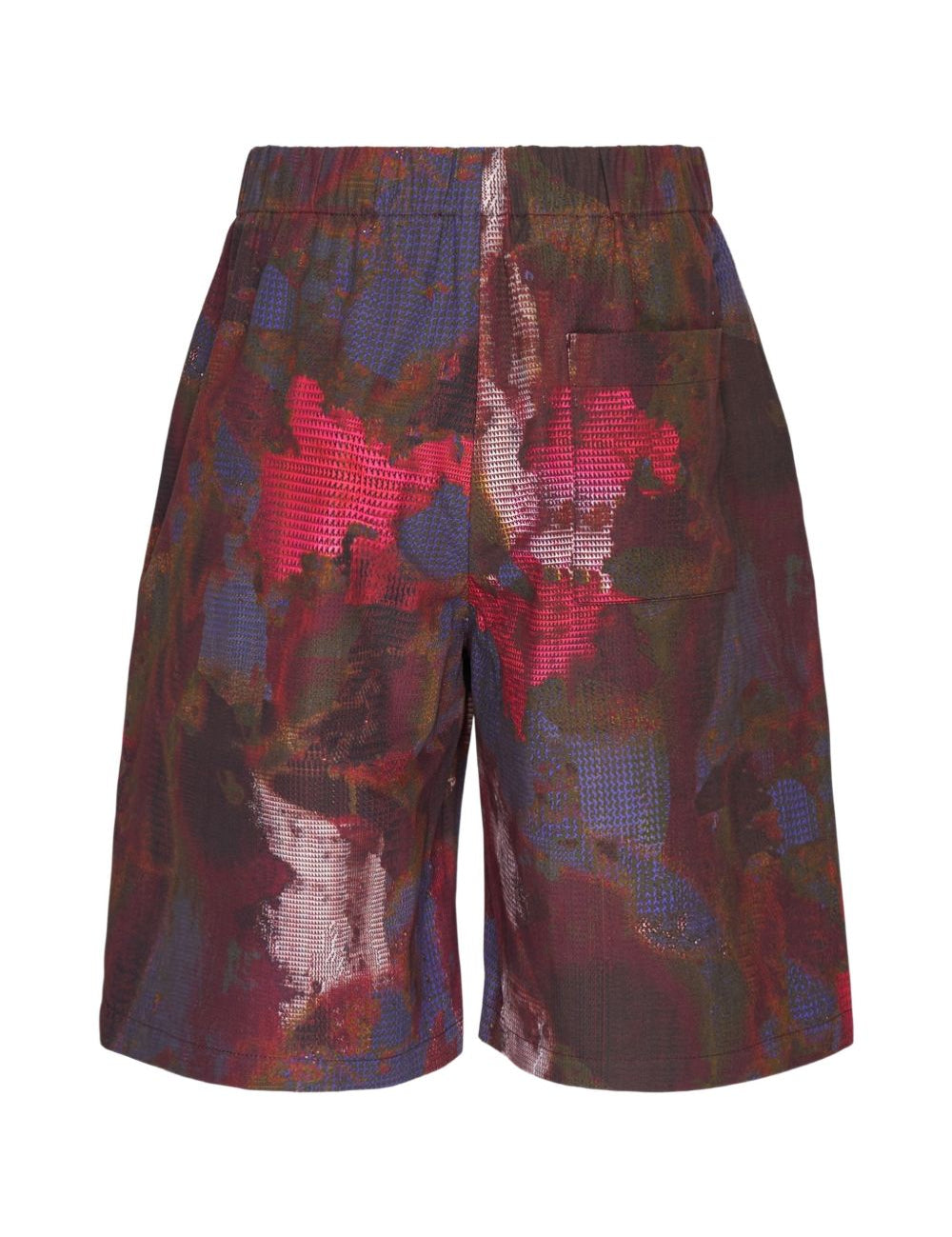 Shorts con stampa in rosso Oamc peacemaker - uomo 