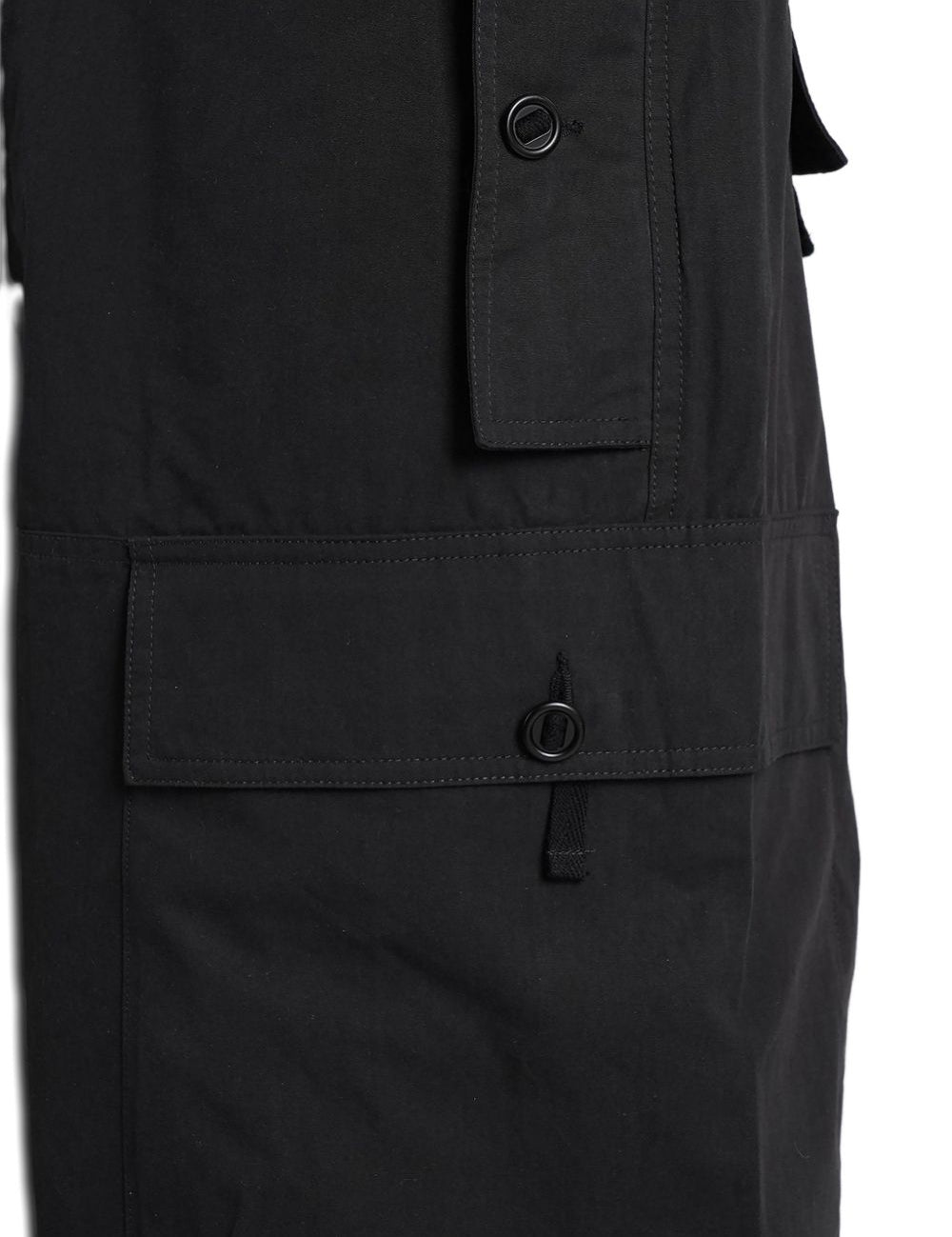 Pantaloncini cargo con coulisse in nero Oamc peacemaker - uomo 