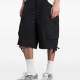 Pantaloncini cargo con coulisse in nero Oamc peacemaker - uomo 