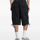 Pantaloncini cargo con coulisse in nero Oamc peacemaker - uomo 