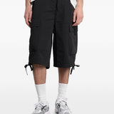 Pantaloncini cargo con coulisse in nero Oamc peacemaker - uomo 