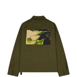 Camicia con grafica in verde Oamc peacemaker - uomo 