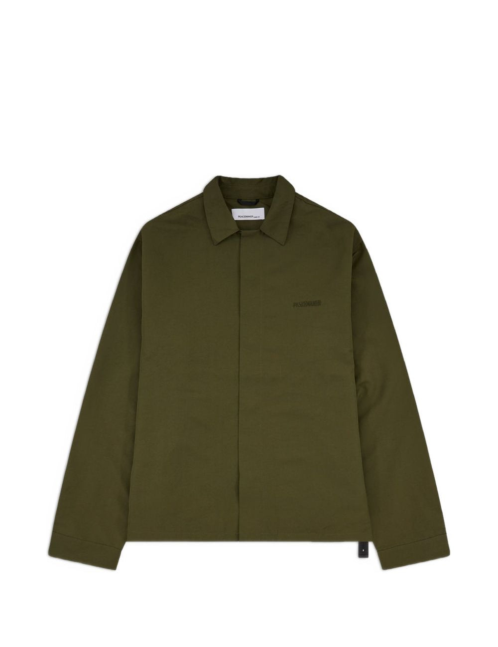 Camicia con grafica in verde Oamc peacemaker - uomo 