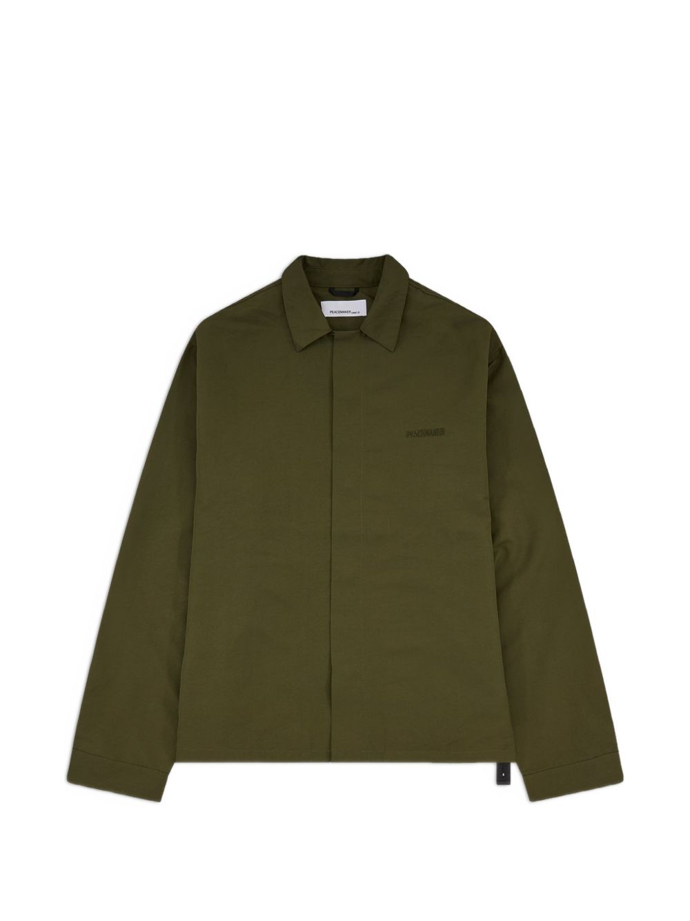 Camicia con grafica in verde Oamc peacemaker - uomo 