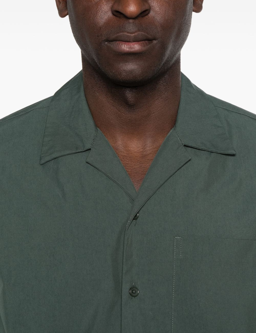 Camicia a maniche corte in verde Oamc peacemaker - uomo 