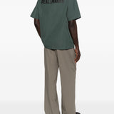 Camicia a maniche corte in verde Oamc peacemaker - uomo 