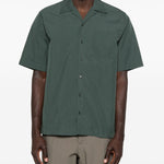 Camicia a maniche corte in verde Oamc peacemaker - uomo 