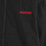Giacca-camicia con cuciture a contrasto in nero Oamc peacemaker - uomo 