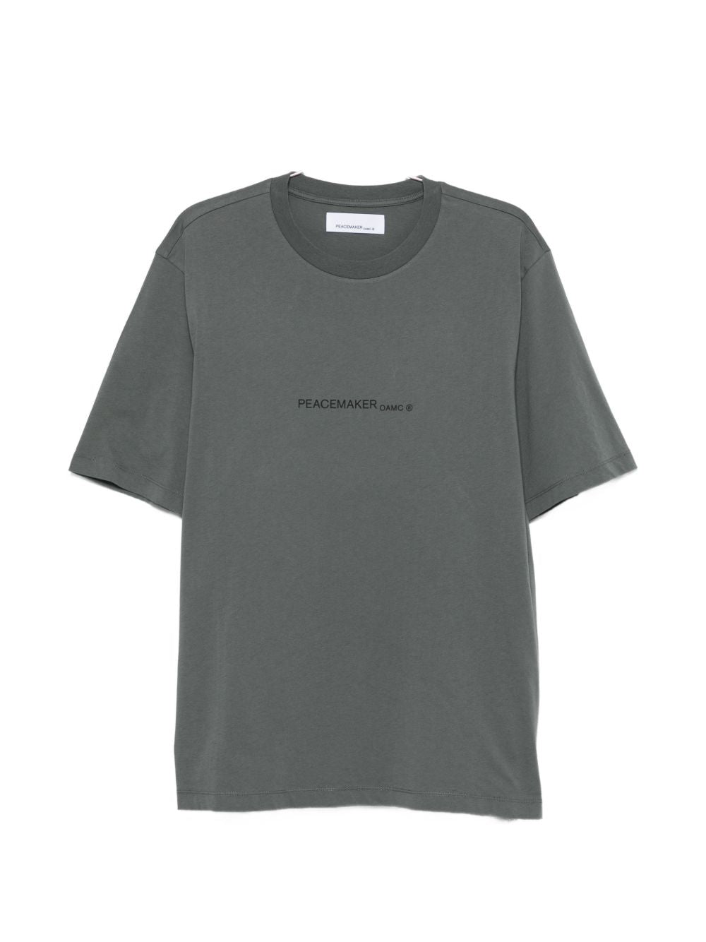 T-shirt con stampa grafica "Peacemaker" in grigio Oamc peacemaker - uomo 