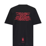T-shirt con stampa del logo in nero Oamc peacemaker - uomo 
