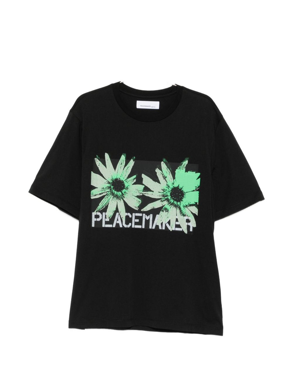T-shirt con stampa grafica in nero Oamc peacemaker - uomo 