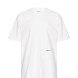 T-shirt oversize con stampa in bianco Oamc peacemaker - uomo 