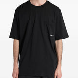 T-shirt con stampa del logo in nero Oamc peacemaker - uomo 