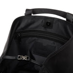 Borsa con logo in nero off white - unisex 