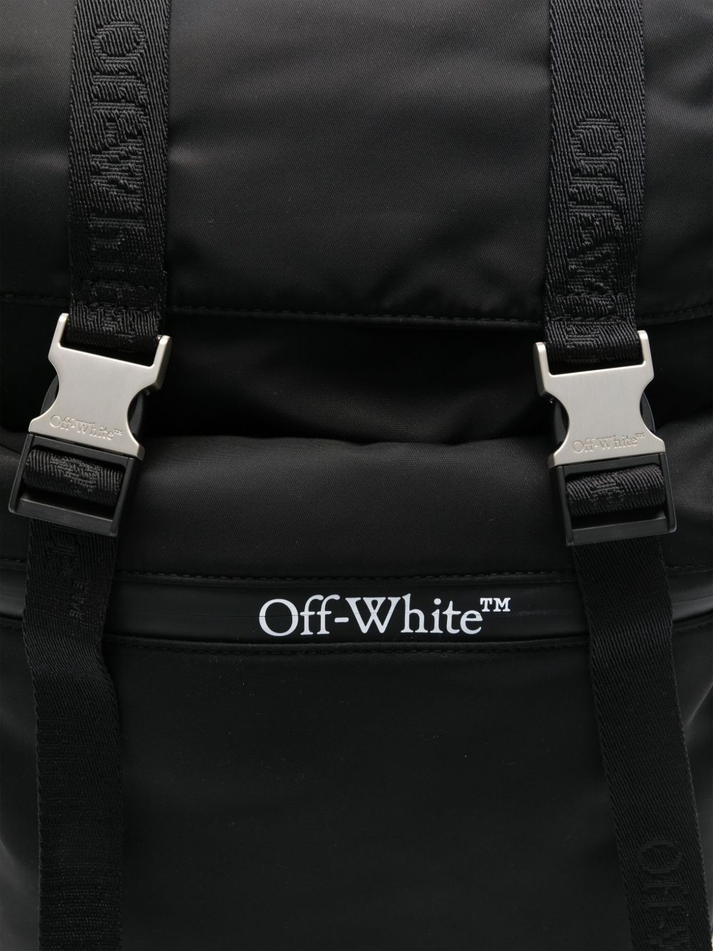 Zaino con stampa in nero Off white - unisex 