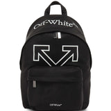 Zaino con stampa in nero Off white - unisex 