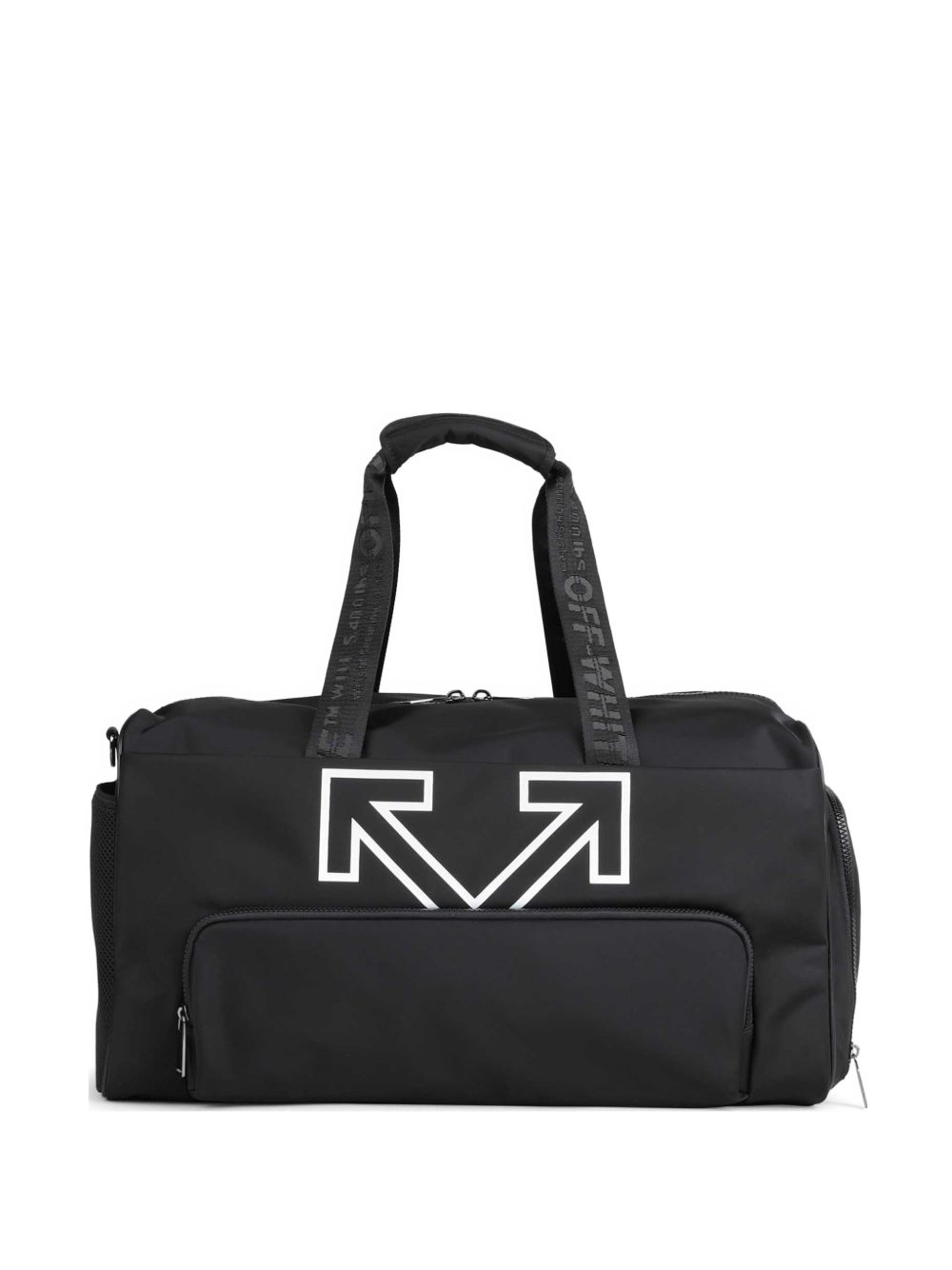 Borsa da palestra heritage in nero Off white - unisex 