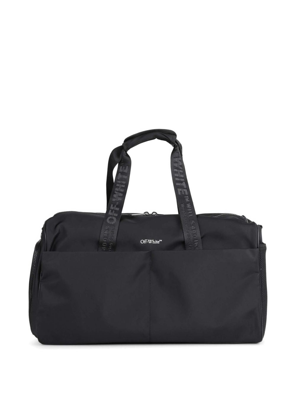 Borsa da palestra heritage in nero Off white - unisex 