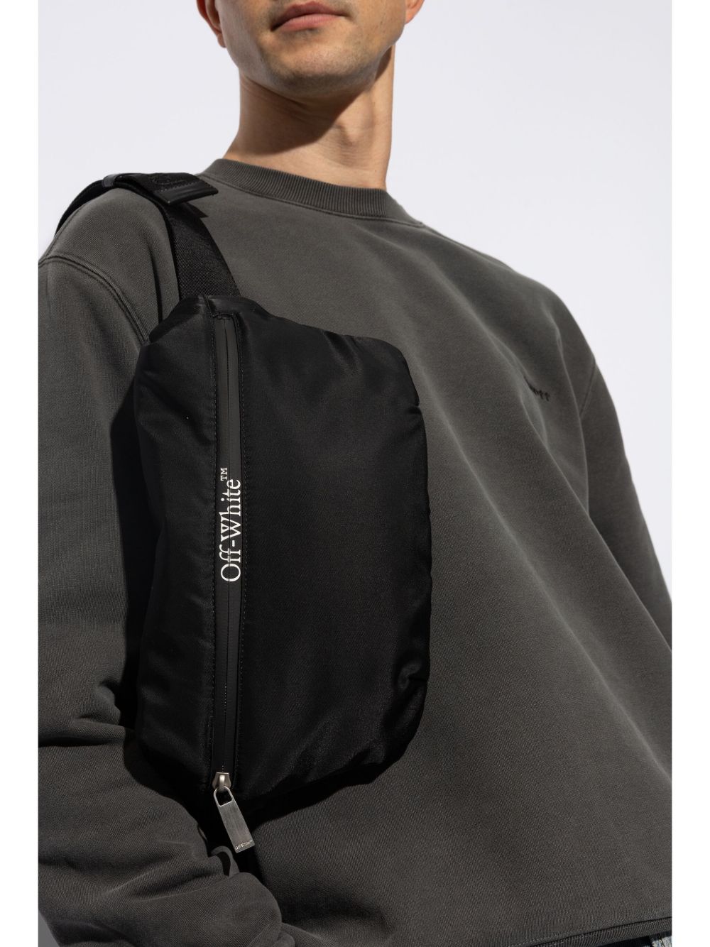 Marsupio con stampa in nero Off white - unisex 