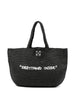 Borsa intrecciata everything inside in nero Off white - donna