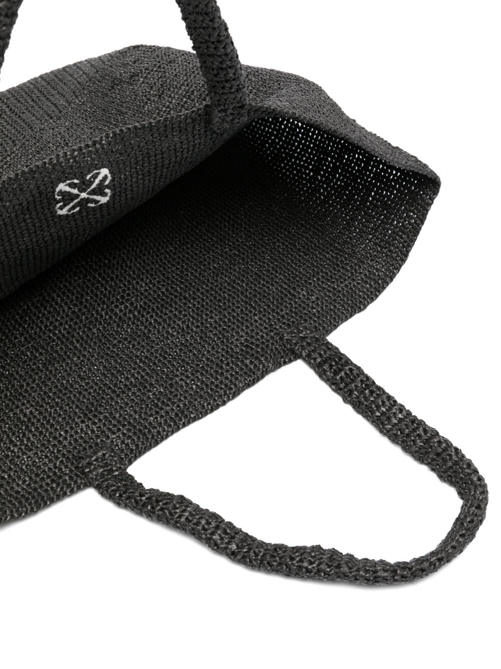 Borsa intrecciata everything inside in nero Off white - donna 