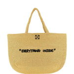 Borsa everything inside in beige Off white - unisex 