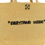 Borsa everything inside in beige Off white - unisex 