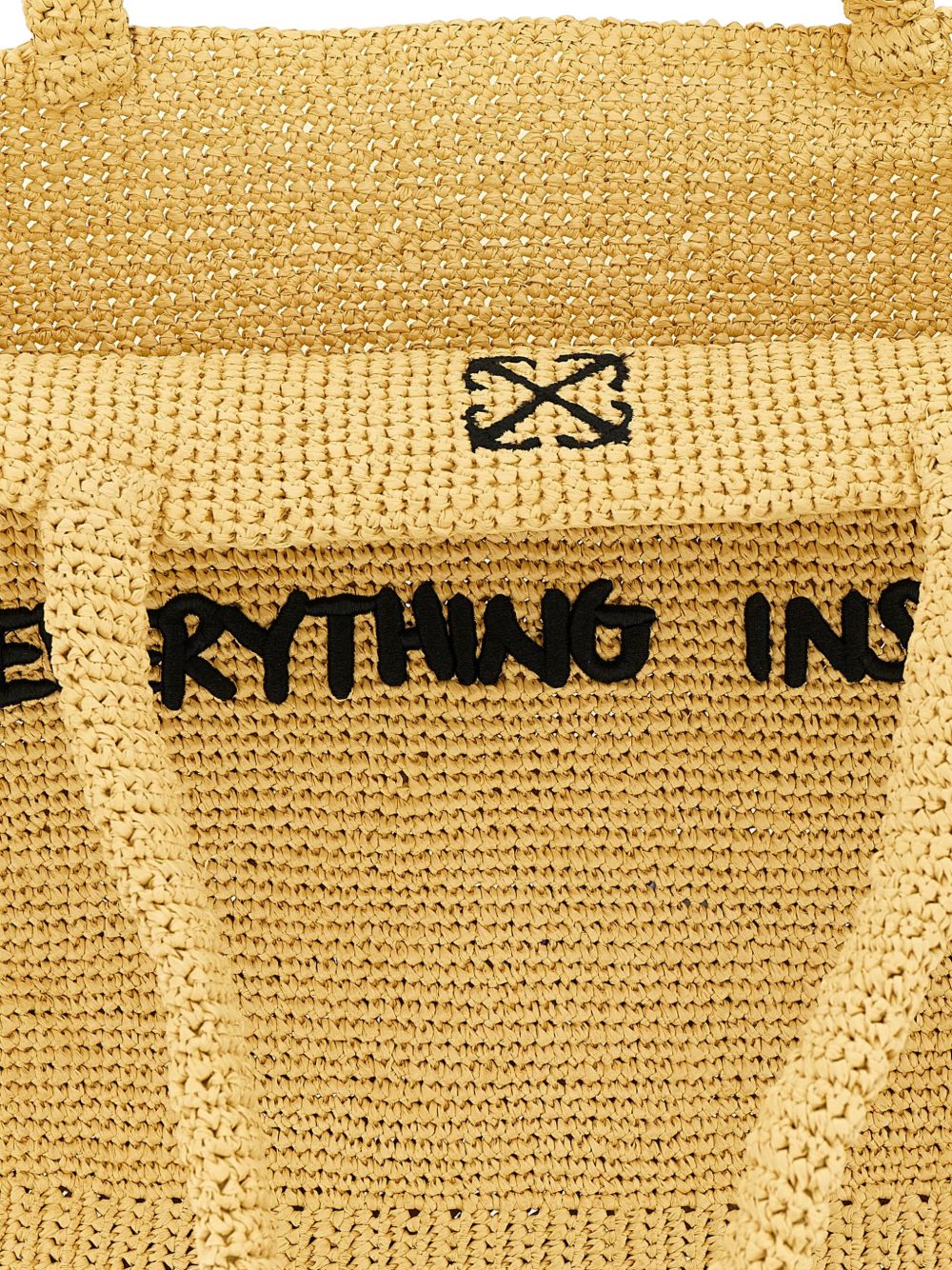 Borsa everything inside in beige Off white - unisex 