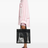 Borsa tote Market con logo in nero OFF WHITE - UNISEX 