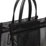 Borsa tote Market S con logo in nero OFF WHITE - UNISEX 