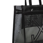 Borsa tote Market S con logo in nero OFF WHITE - UNISEX 