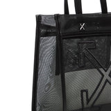 Borsa tote Market S con logo in nero OFF WHITE - UNISEX 