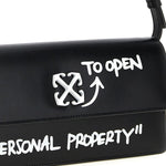 Borsa a spalla Jitney 1.0 in nero OFF WHITE - DONNA 