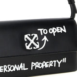 Borsa a spalla Jitney 1.0 in nero OFF WHITE - DONNA 