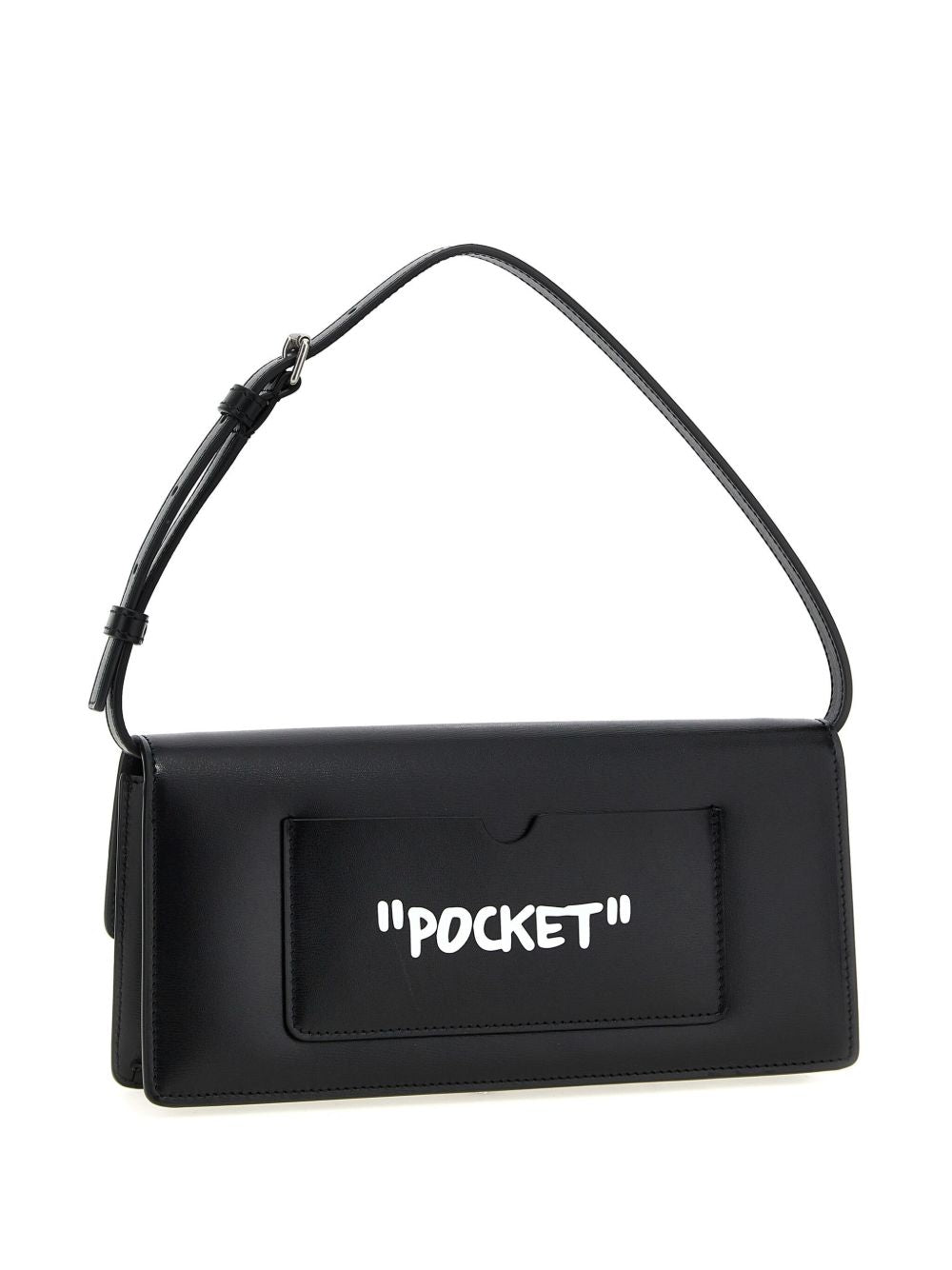 Borsa a spalla Jitney 1.0 in nero OFF WHITE - DONNA 