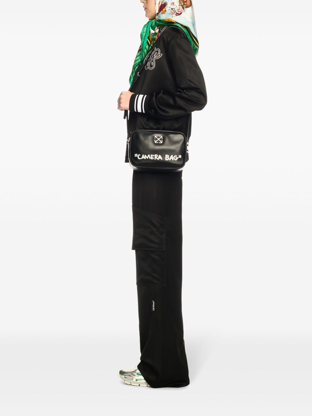 Borsa jitney in nero Off white - unisex 