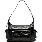 BORSA A SPALLA DUMBO B IN NERO OFF-WHITE - WOMEN 