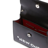 Borsa a mano Jitney Baby Quote in nero OFF WHITE - DONNA 
